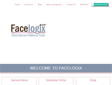 Tablet Screenshot of facelogix.com